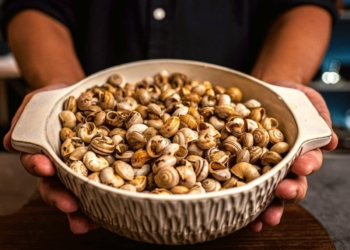 Receita de Caracóis Cozidos