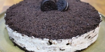 Receita de Cheesecake de Oreo