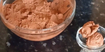 Receita do Gelado de Chocolate com apenas 4 ingredientes