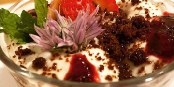 Receita da Redução de Frutos Vermelhos e Crumble