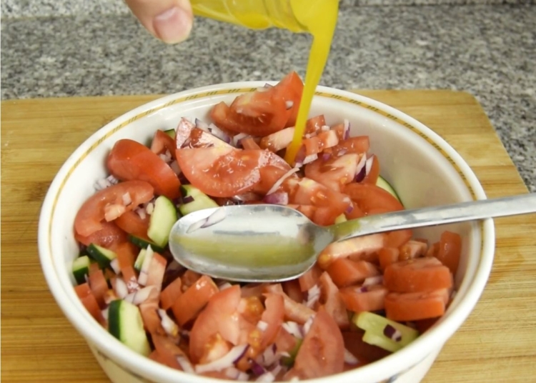 Receita simples do Vinagrete perfeito