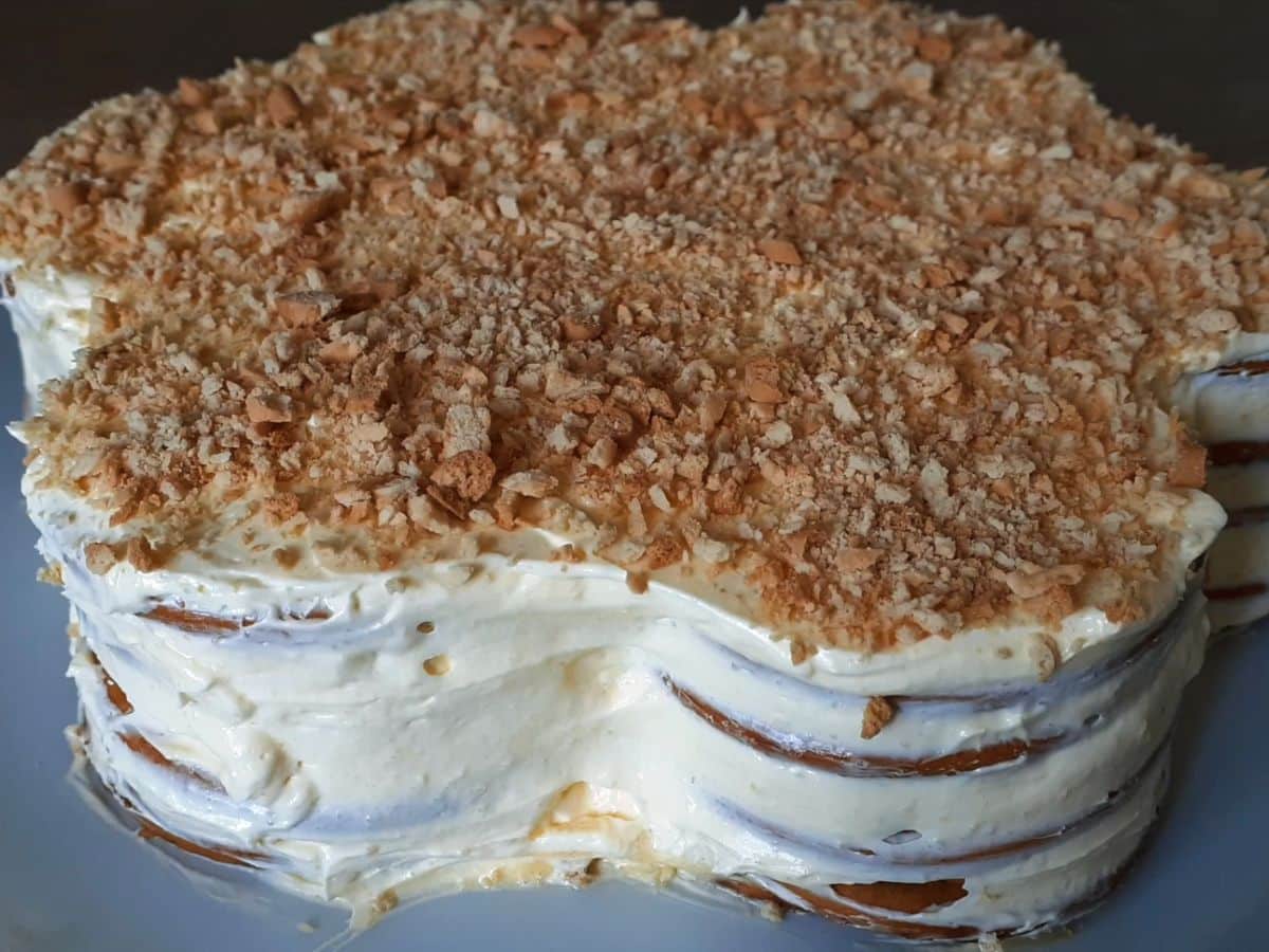 Receita do Bolo de Bolacha Tradicional