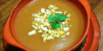 Receita do Creme de Cenoura com Ovo