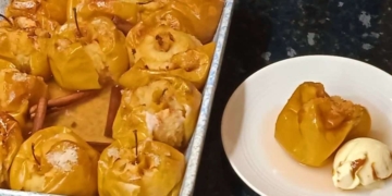 Receita de Maçã Assada no Forno