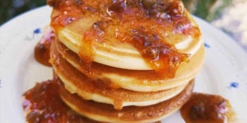 Receita fácil das Panquecas de Limão saudáveis