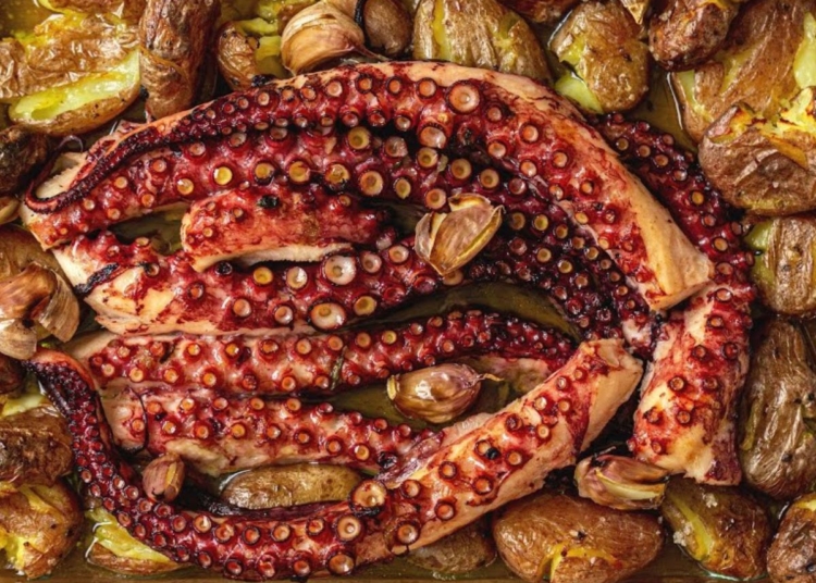 Receita de Polvo à Lagareiro como nunca comeu