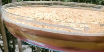 Receita do Pudim das Cores com Bolacha Maria