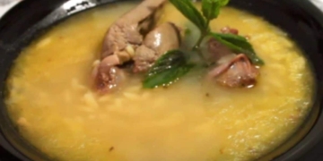 Receita simples da Sopa com Miúdos de Pato