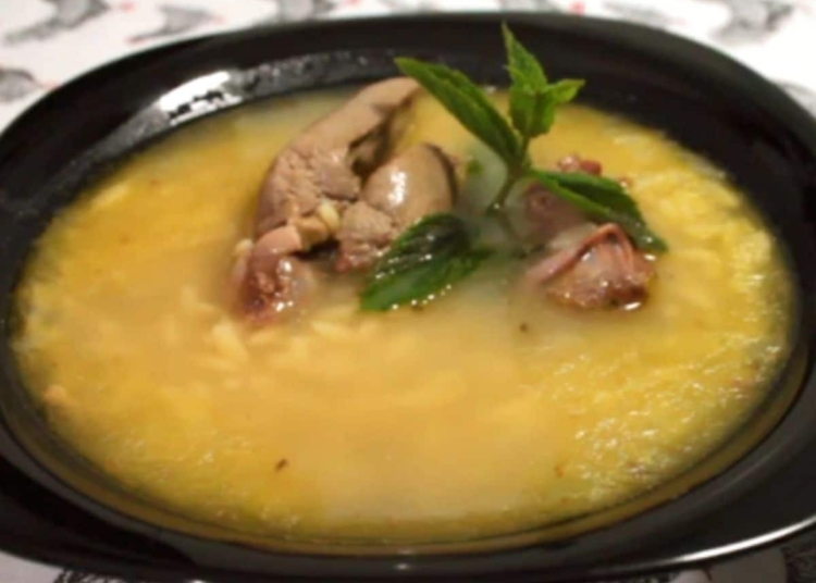 Receita simples da Sopa com Miúdos de Pato