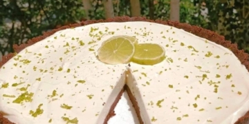 Receita fácil da Tarte de Lima e Chocolate super saborosa