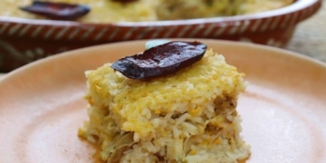 Receita de Arroz de Frango no Forno