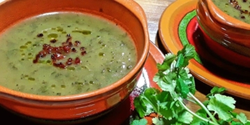Receita do “Caldo Verde" de Coentros