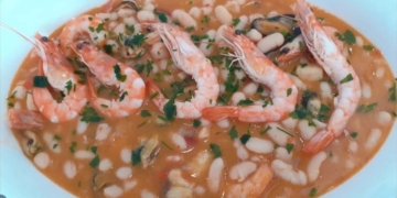 Receita da Feijoada de Marisco muito simples