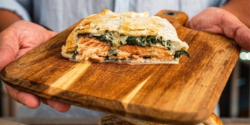 Receita do delicioso Folhado de Salmão