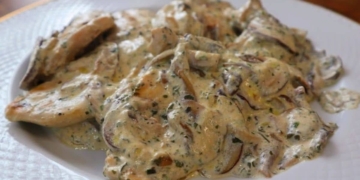 Receita de Frango com Cogumelos