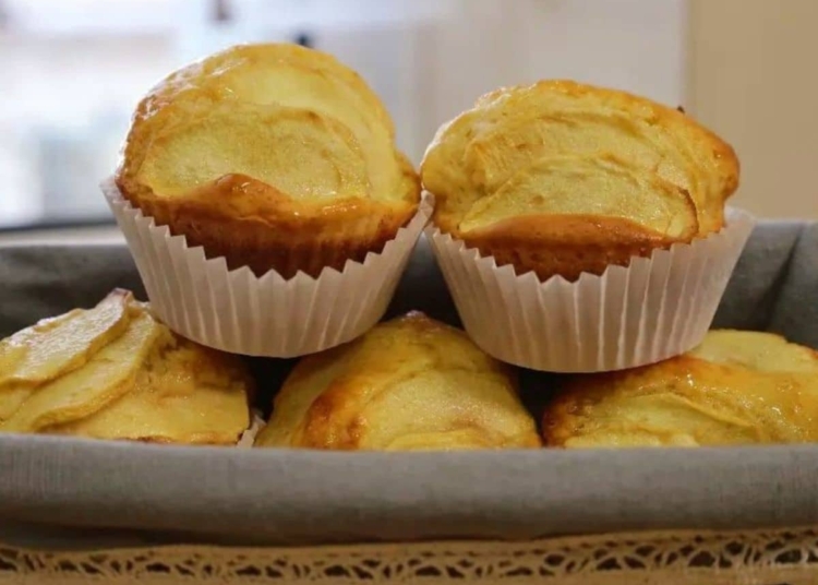 Receita super caseira de Madalenas com Maçã