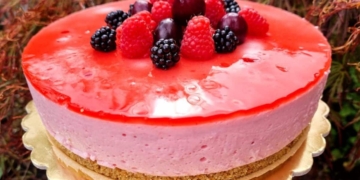 Receita da Mousse de Framboesa