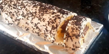 Receita do delicioso Rolo de Chocolate