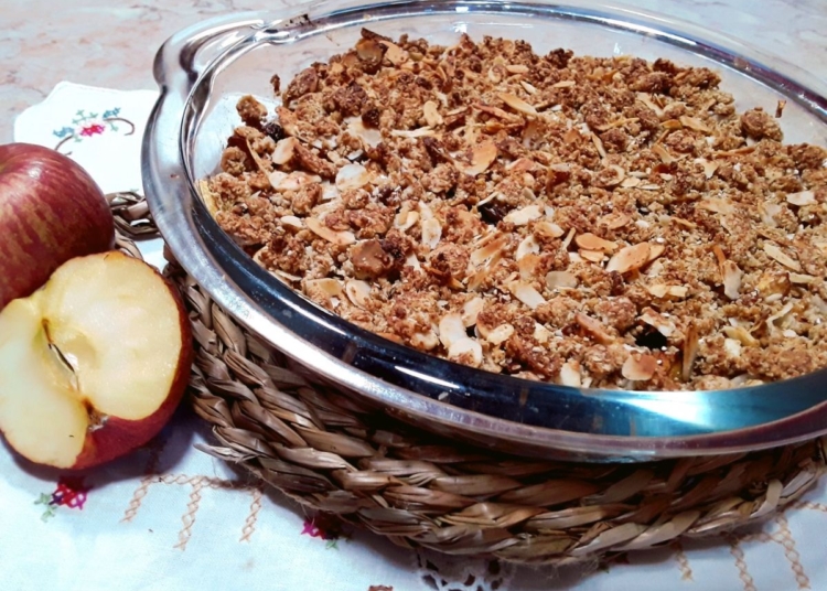 Receita de Crumble de Maçã