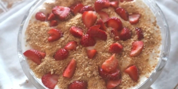 Receita da Delícia Fresca de Morango super saborosa