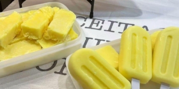 Receita bem antiga dos Gelados de Pudim com Sabor a Ananás