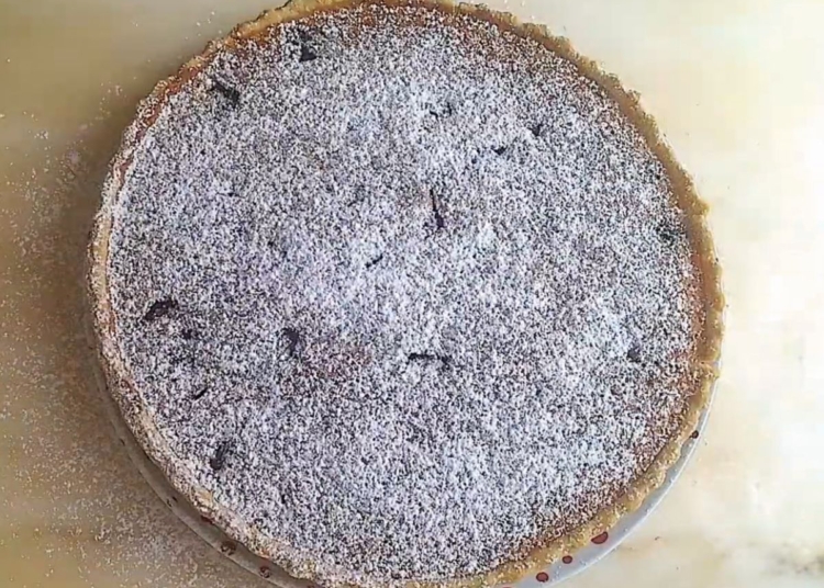 Receita da Tarte Frangipane com Mirtilos