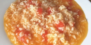 Receita de Arroz de Tomate
