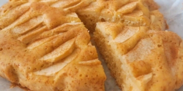 Receita do Bolo de Maçã super fácil