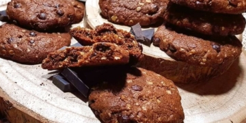 Receita das Cookies de Amendoim e Chocolate