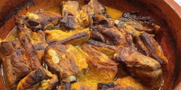 Receita de Entrecosto de Porco Assado Regional