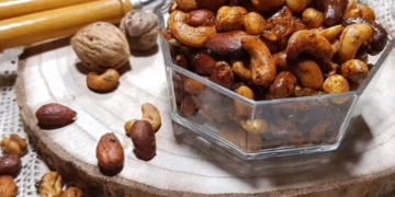 Receita dos Frutos Secos Picantes muito simples
