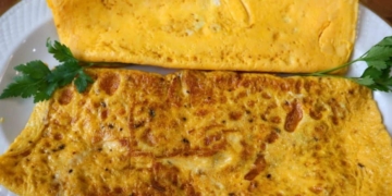 Receita de Omelete Simples e Recheada