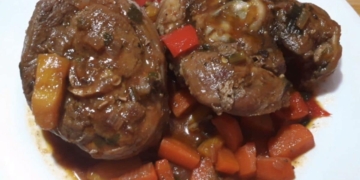 Receita de Ossobuco de Peru à minha maneira 