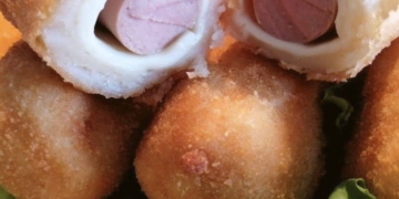 Receita dos deliciosos Panados de Salsicha