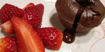 Receita do Petit Gateau de Chocolate e Café