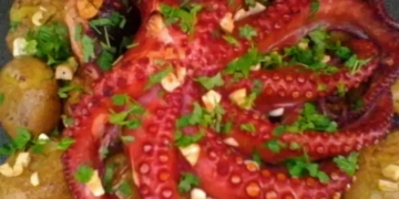 Receita tradicional de Polvo à Lagareiro