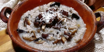 Receita de Risotto de Cogumelos