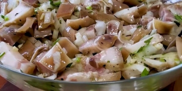 Receita da Salada de Orelha de Porco