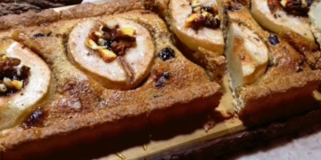 Receita da Tarte de Pera e Especiarias