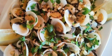 Receita de Amêijoas à Bulhão Pato