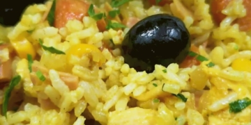 Receita económica de Arroz de Frango