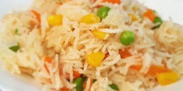 Receita do Arroz Primavera