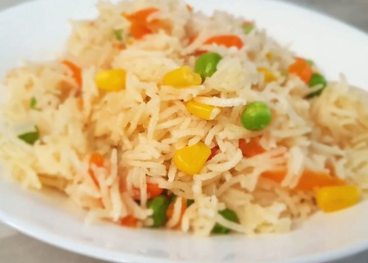 Receita do Arroz Primavera