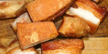 Receita de Barriga de Porco na Frigideira