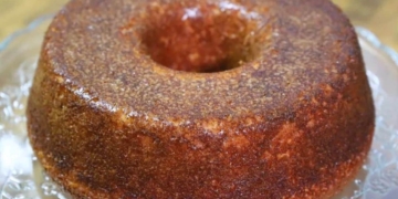 Receita do Bolo de Arroz Cru