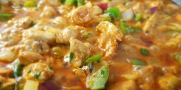 Receita de Caril de Frango em 15 minutos