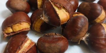 Receita de Castanhas na Airfryer super fáceis de descascar