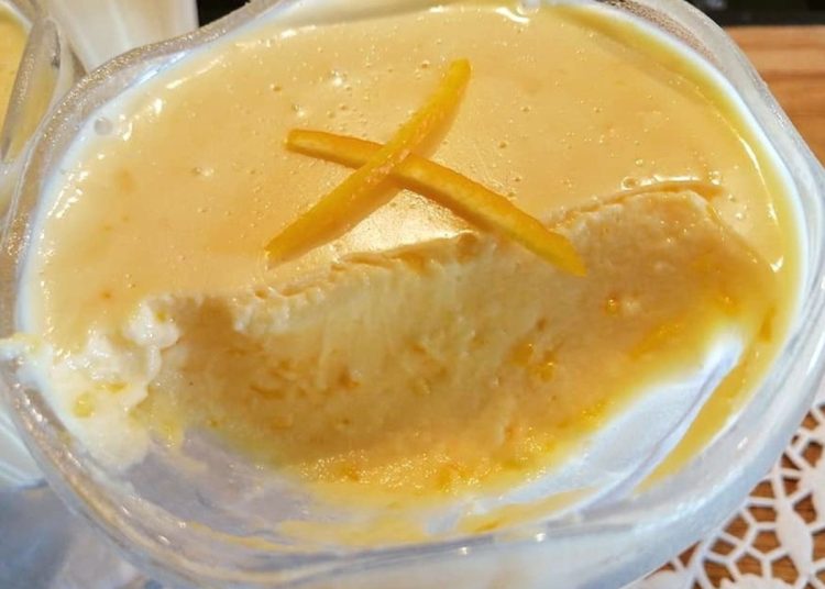 Receita simples da Mousse de Laranja