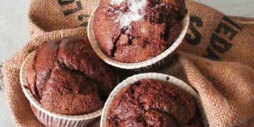 Receita dos Queques de Chocolate Recheados