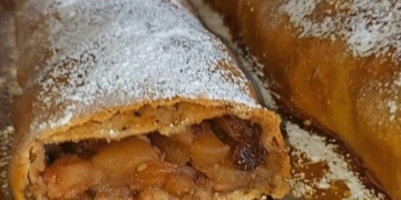 Receita de Strudel de Maçã delicioso e fácil